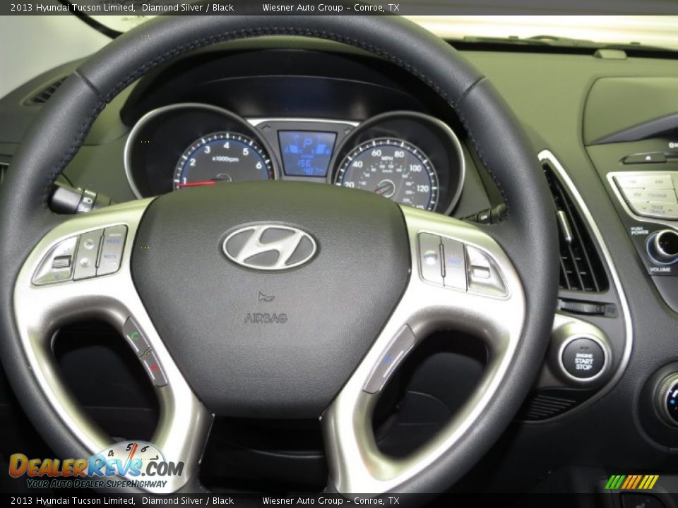 2013 Hyundai Tucson Limited Diamond Silver / Black Photo #4