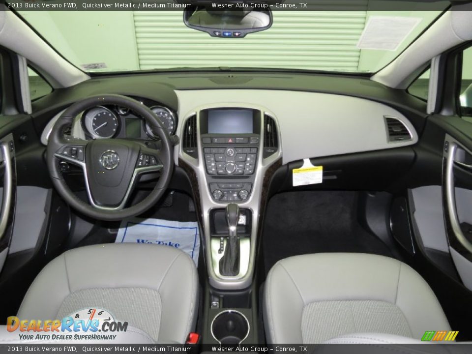 2013 Buick Verano FWD Quicksilver Metallic / Medium Titanium Photo #3