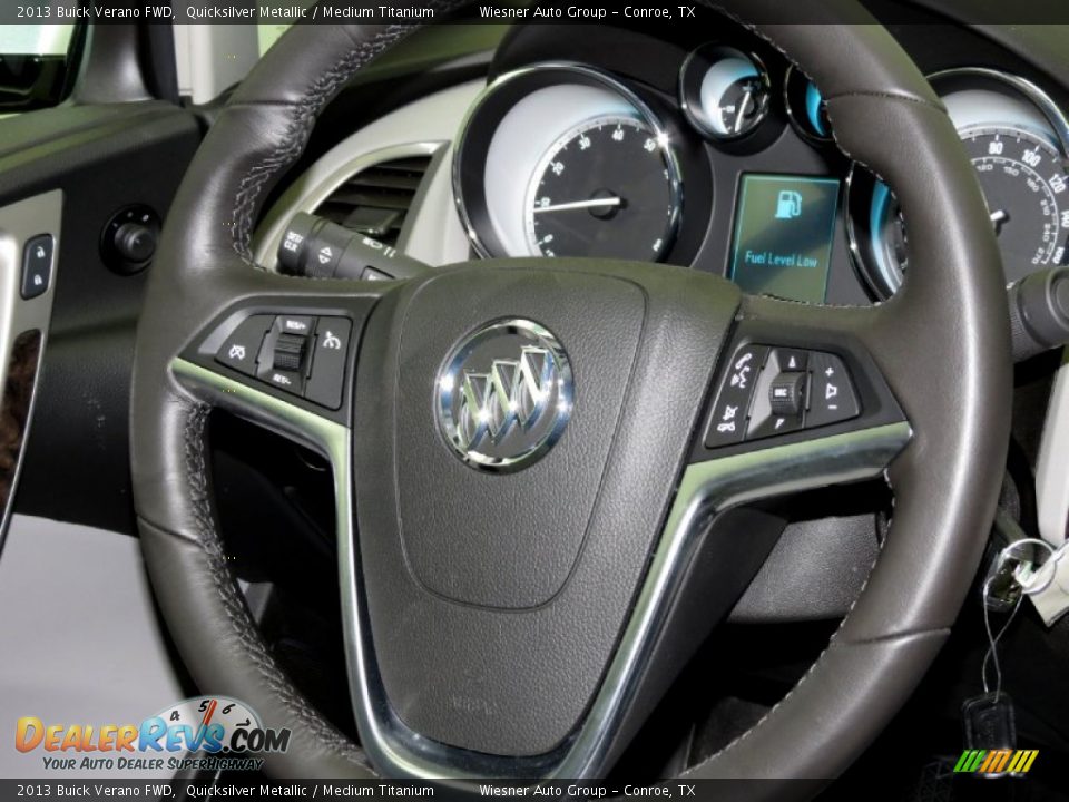 2013 Buick Verano FWD Quicksilver Metallic / Medium Titanium Photo #4