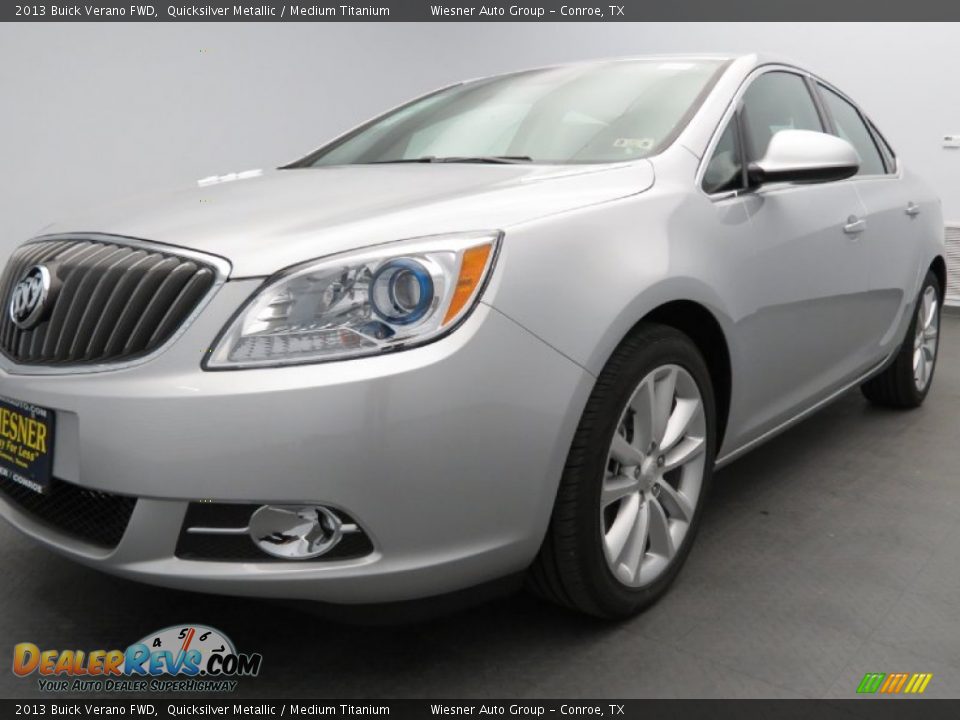 2013 Buick Verano FWD Quicksilver Metallic / Medium Titanium Photo #5