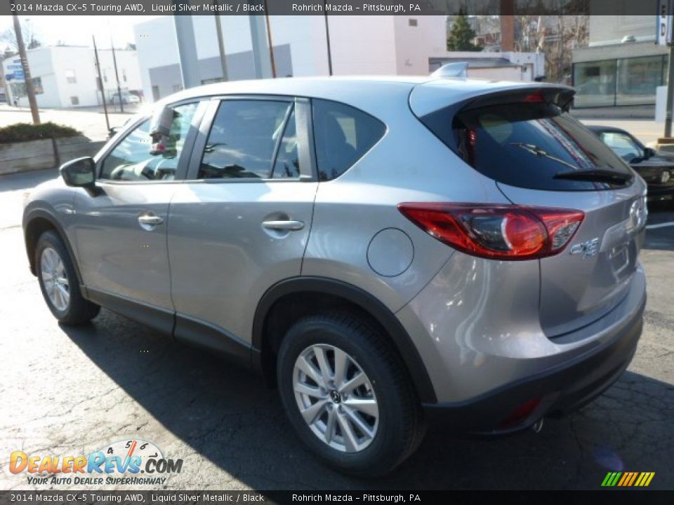 2014 Mazda CX-5 Touring AWD Liquid Silver Metallic / Black Photo #3