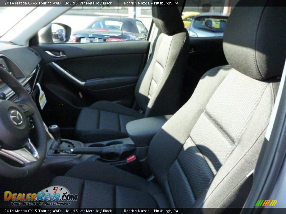 2014 Mazda CX-5 Touring AWD Liquid Silver Metallic / Black Photo #10