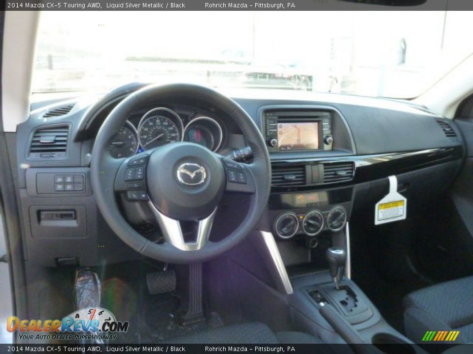 2014 Mazda CX-5 Touring AWD Liquid Silver Metallic / Black Photo #12