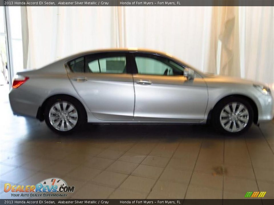 2013 Honda Accord EX Sedan Alabaster Silver Metallic / Gray Photo #2