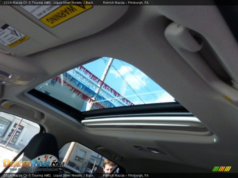 2014 Mazda CX-5 Touring AWD Liquid Silver Metallic / Black Photo #15