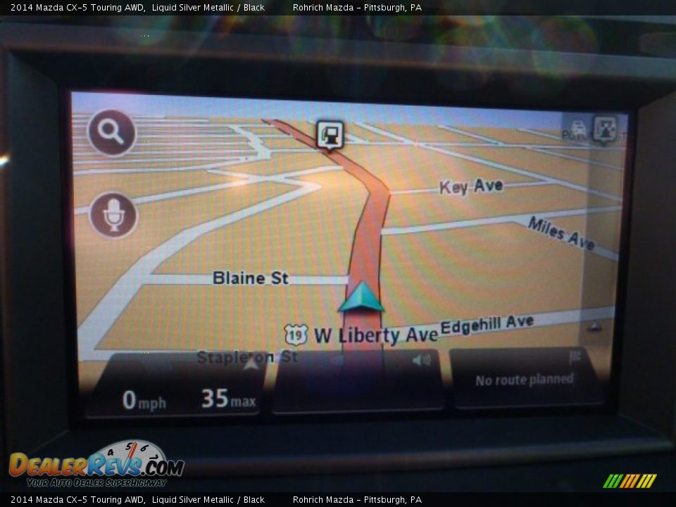 2014 Mazda CX-5 Touring AWD Liquid Silver Metallic / Black Photo #17