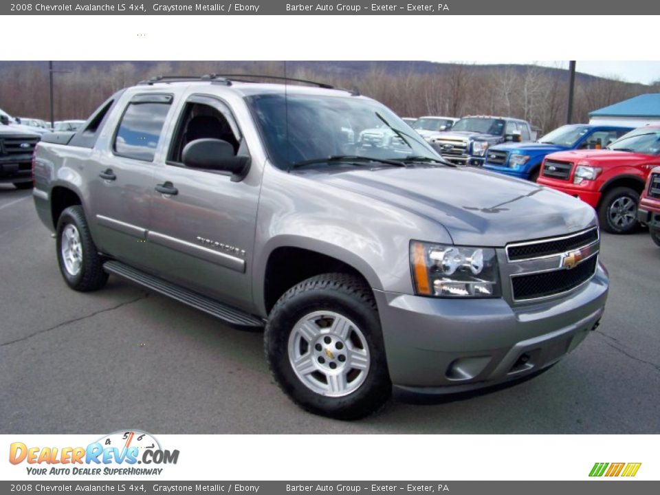 2008 Chevrolet Avalanche LS 4x4 Graystone Metallic / Ebony Photo #3