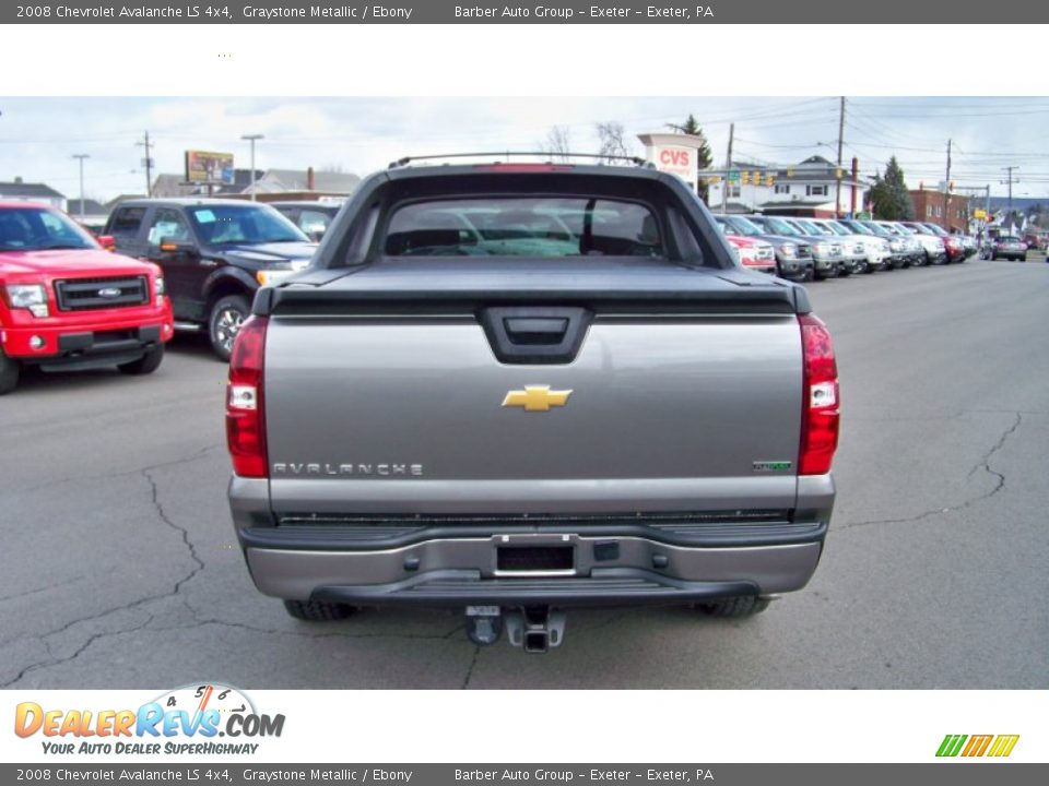 2008 Chevrolet Avalanche LS 4x4 Graystone Metallic / Ebony Photo #6