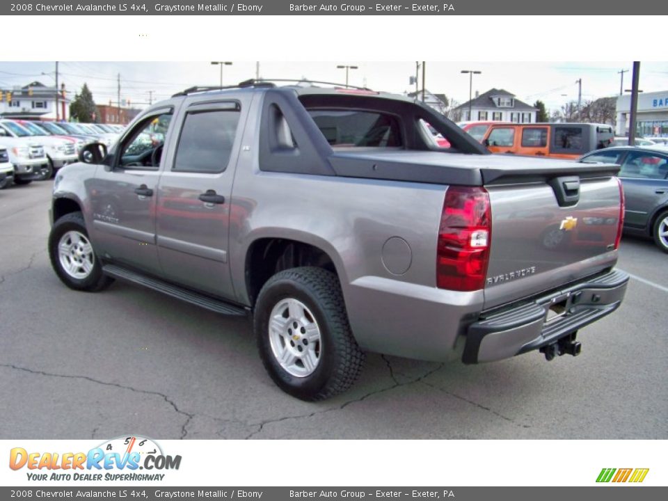 2008 Chevrolet Avalanche LS 4x4 Graystone Metallic / Ebony Photo #7