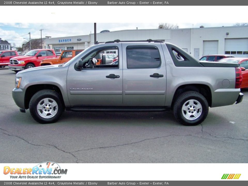 2008 Chevrolet Avalanche LS 4x4 Graystone Metallic / Ebony Photo #8