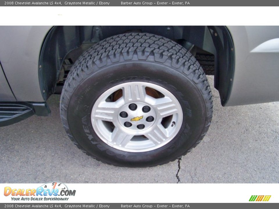 2008 Chevrolet Avalanche LS 4x4 Graystone Metallic / Ebony Photo #9