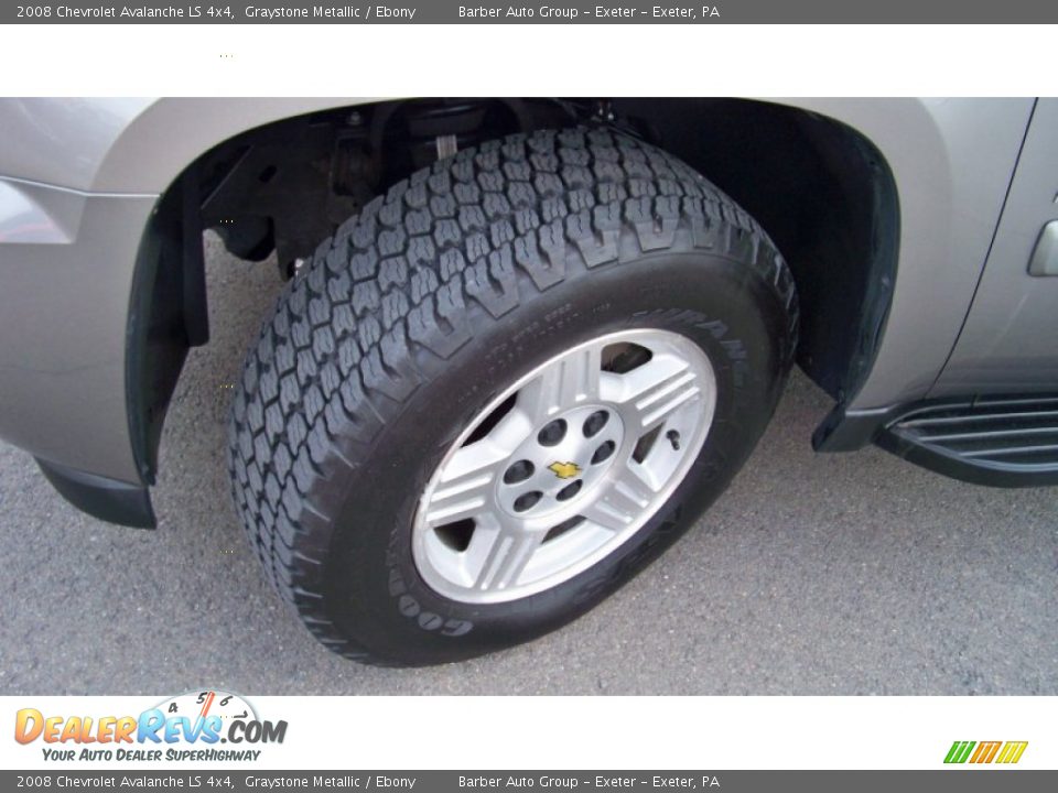 2008 Chevrolet Avalanche LS 4x4 Graystone Metallic / Ebony Photo #10