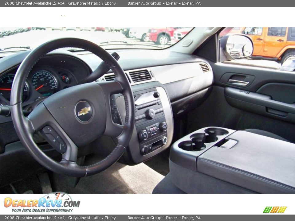 2008 Chevrolet Avalanche LS 4x4 Graystone Metallic / Ebony Photo #13