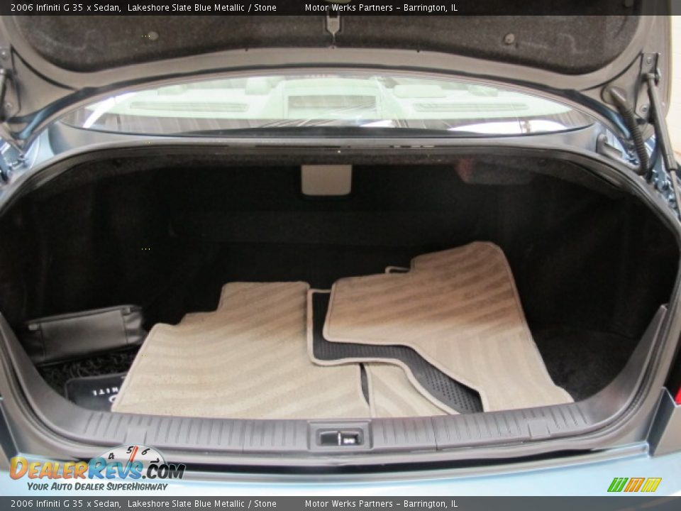 2006 Infiniti G 35 x Sedan Lakeshore Slate Blue Metallic / Stone Photo #9