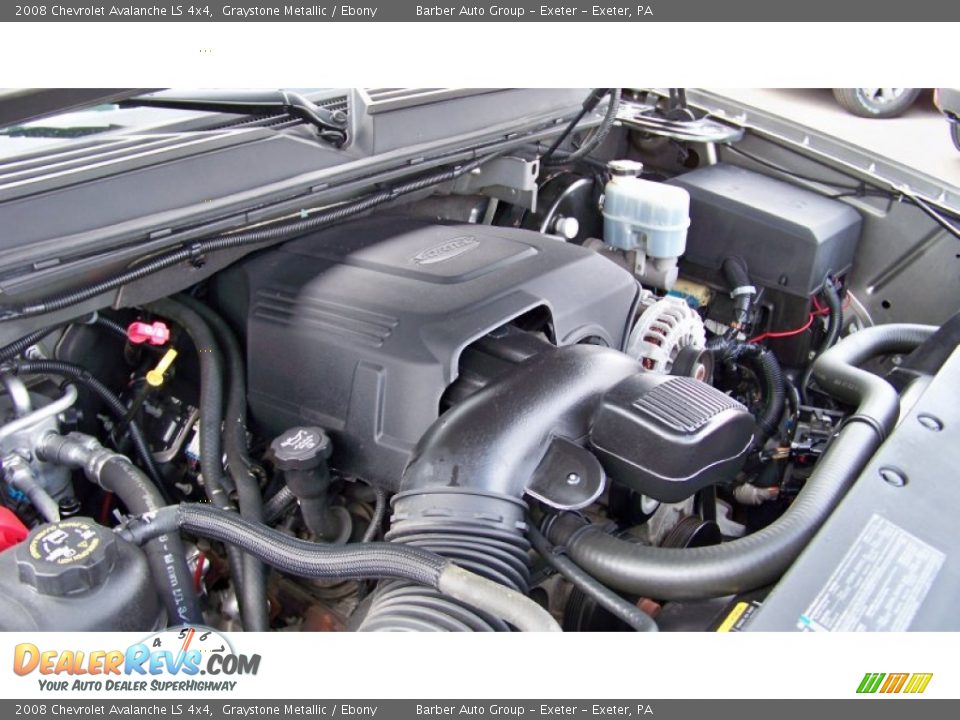 2008 Chevrolet Avalanche LS 4x4 Graystone Metallic / Ebony Photo #19