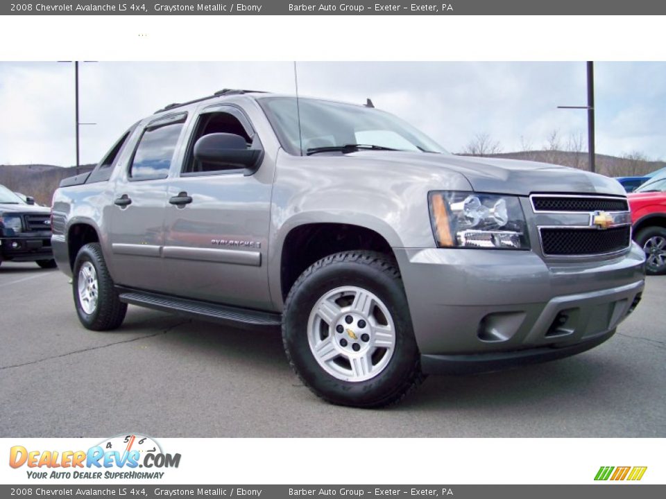 2008 Chevrolet Avalanche LS 4x4 Graystone Metallic / Ebony Photo #20