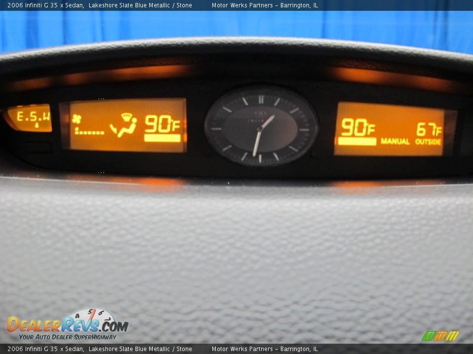 2006 Infiniti G 35 x Sedan Lakeshore Slate Blue Metallic / Stone Photo #26