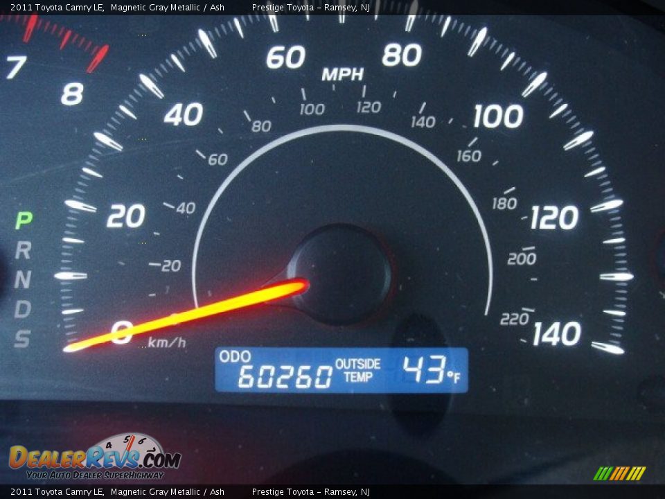 2011 Toyota Camry LE Magnetic Gray Metallic / Ash Photo #10