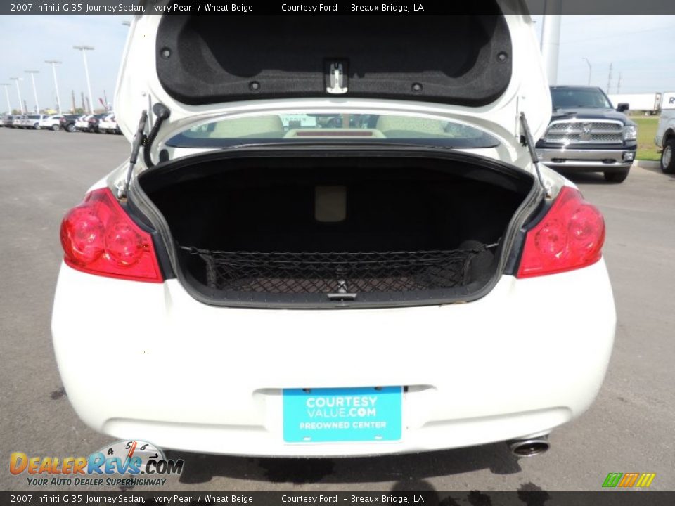 2007 Infiniti G 35 Journey Sedan Ivory Pearl / Wheat Beige Photo #4