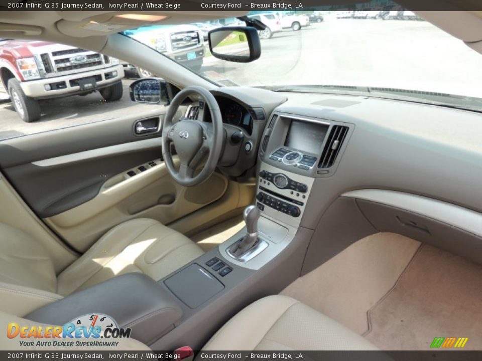 Wheat Beige Interior - 2007 Infiniti G 35 Journey Sedan Photo #6