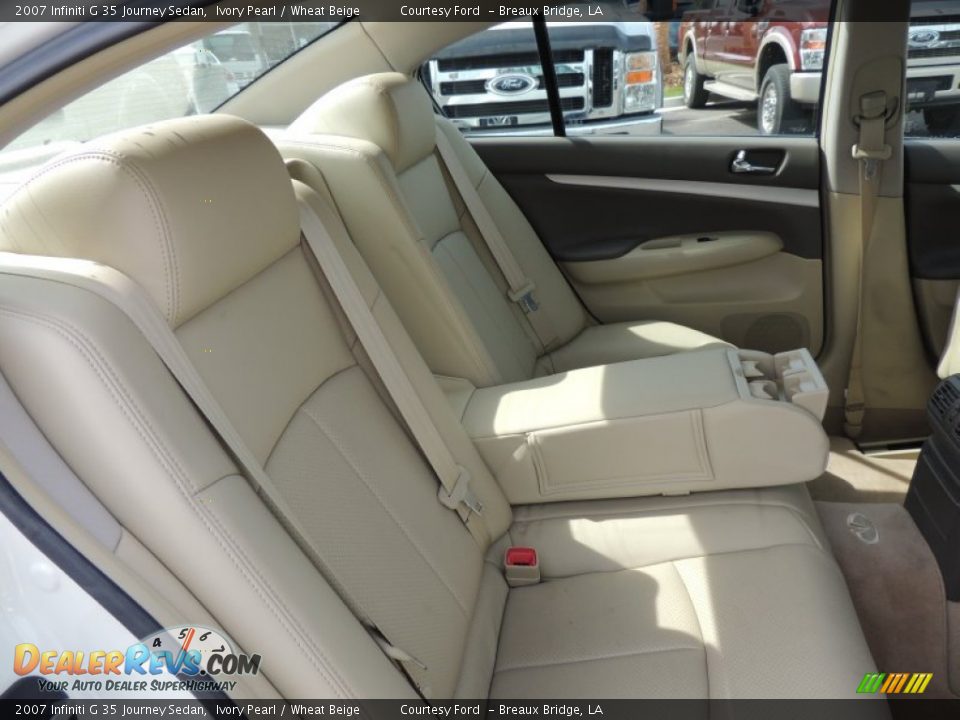 2007 Infiniti G 35 Journey Sedan Ivory Pearl / Wheat Beige Photo #9