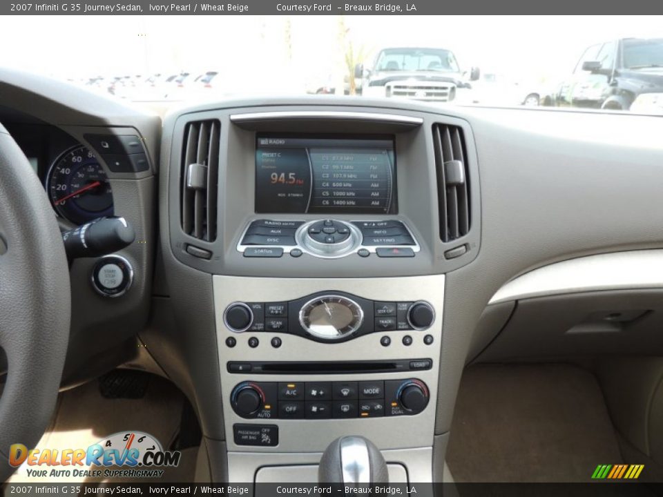2007 Infiniti G 35 Journey Sedan Ivory Pearl / Wheat Beige Photo #18