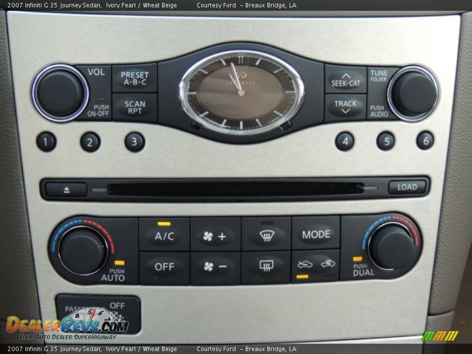 2007 Infiniti G 35 Journey Sedan Ivory Pearl / Wheat Beige Photo #21