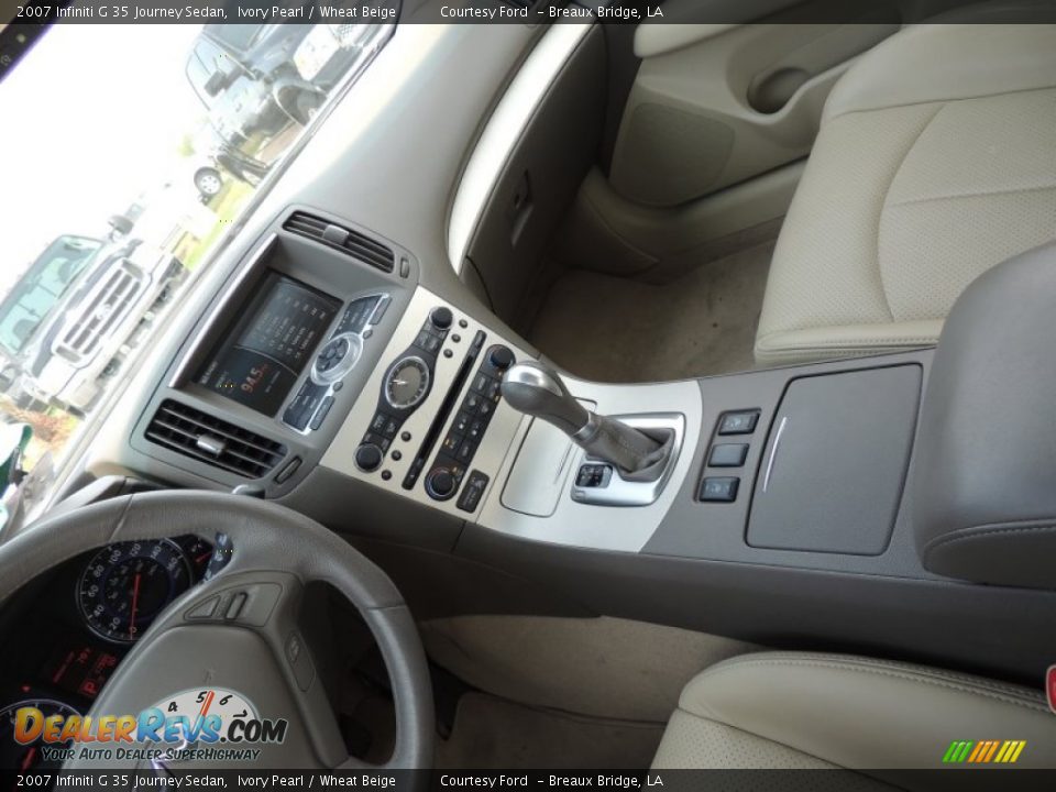 2007 Infiniti G 35 Journey Sedan Ivory Pearl / Wheat Beige Photo #23