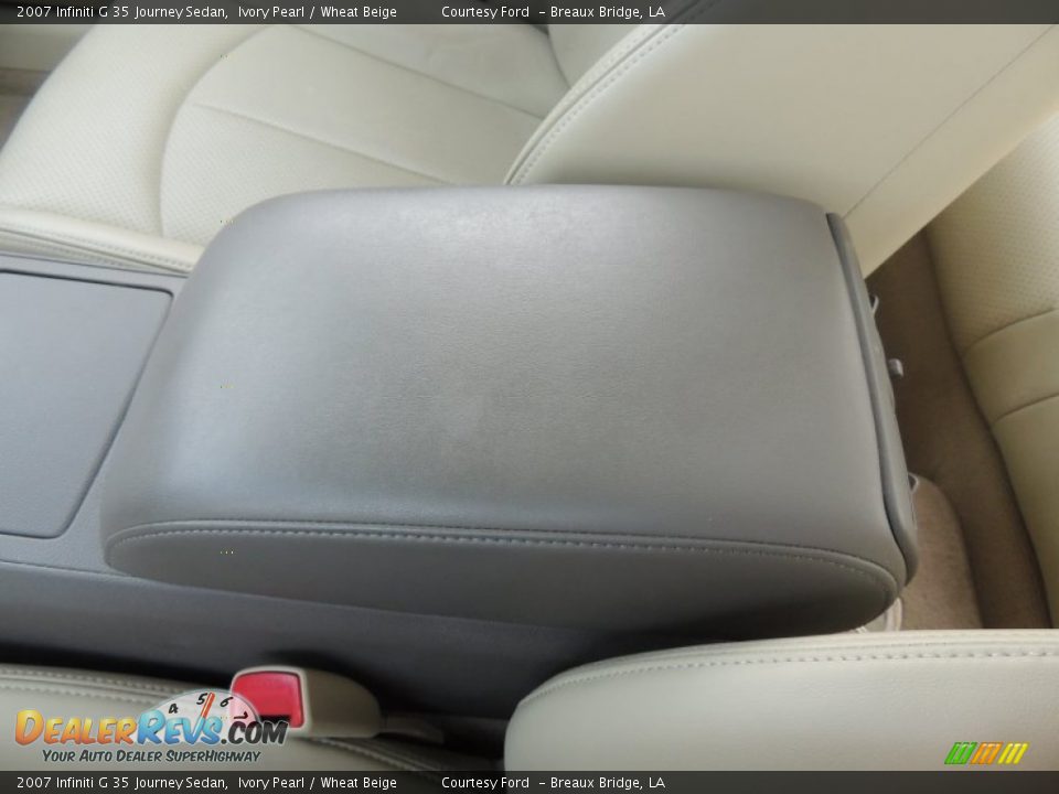 2007 Infiniti G 35 Journey Sedan Ivory Pearl / Wheat Beige Photo #24