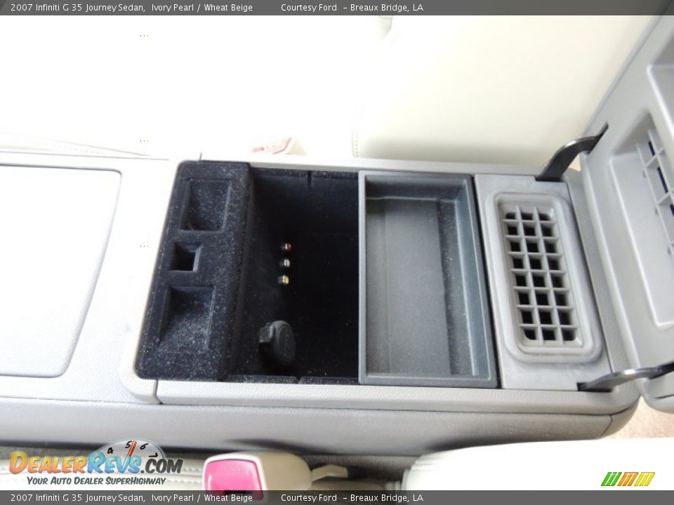 2007 Infiniti G 35 Journey Sedan Ivory Pearl / Wheat Beige Photo #25