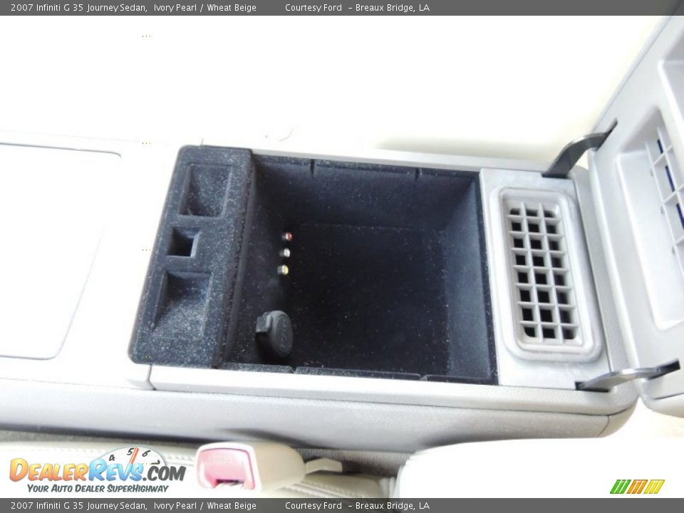 2007 Infiniti G 35 Journey Sedan Ivory Pearl / Wheat Beige Photo #26