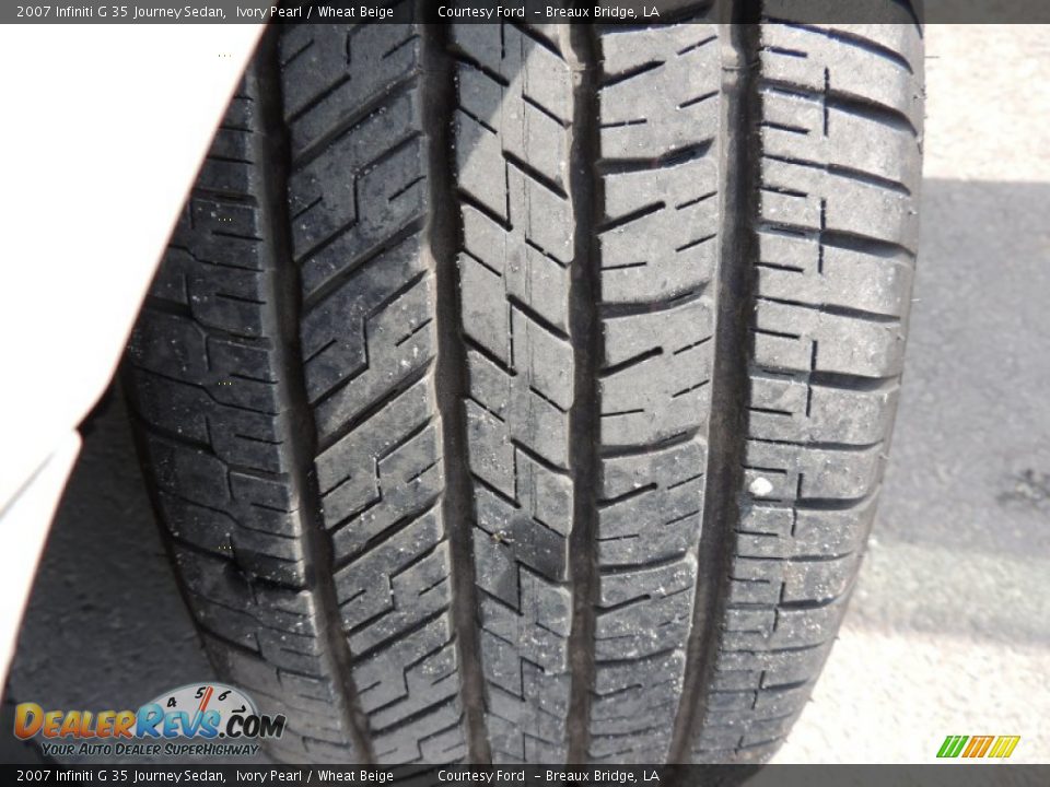 2007 Infiniti G 35 Journey Sedan Ivory Pearl / Wheat Beige Photo #29