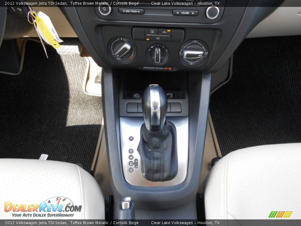 2012 Volkswagen Jetta TDI Sedan Toffee Brown Metallic / Cornsilk Beige Photo #18