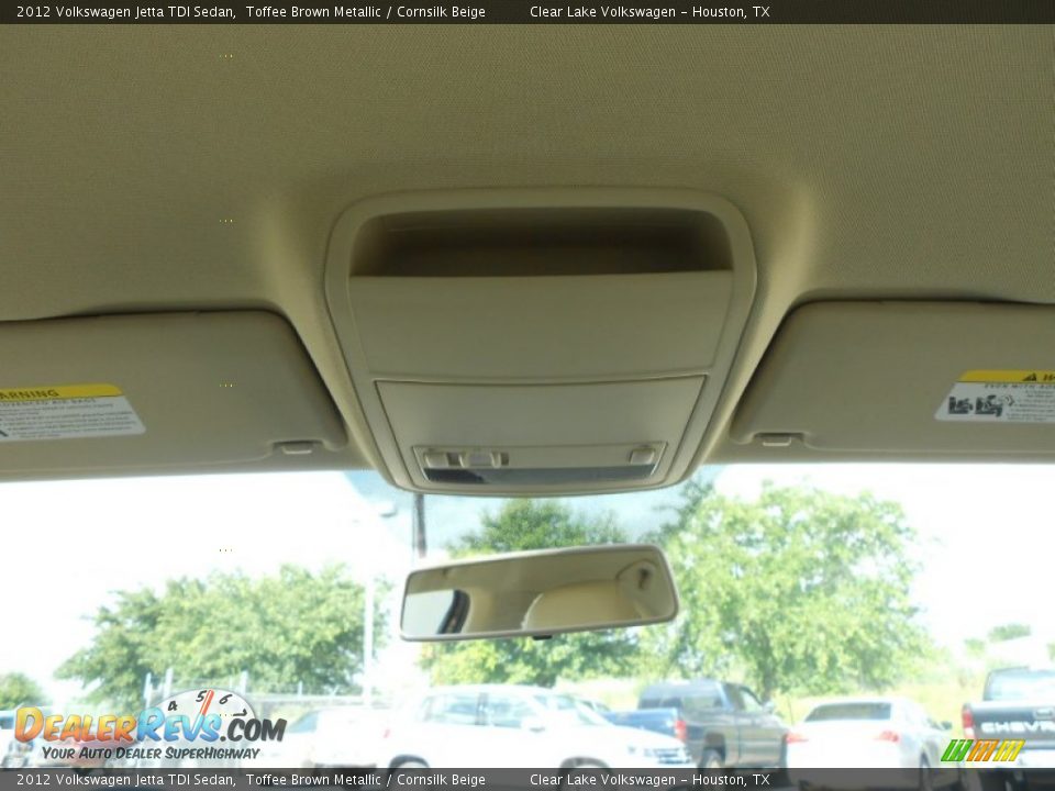 2012 Volkswagen Jetta TDI Sedan Toffee Brown Metallic / Cornsilk Beige Photo #19