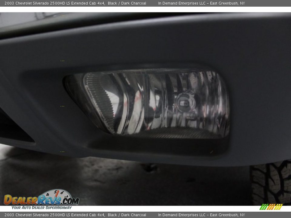 2003 Chevrolet Silverado 2500HD LS Extended Cab 4x4 Black / Dark Charcoal Photo #23