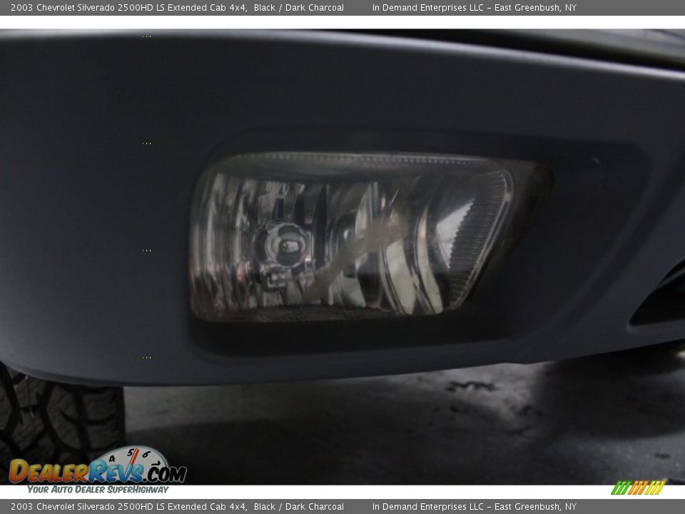 2003 Chevrolet Silverado 2500HD LS Extended Cab 4x4 Black / Dark Charcoal Photo #24