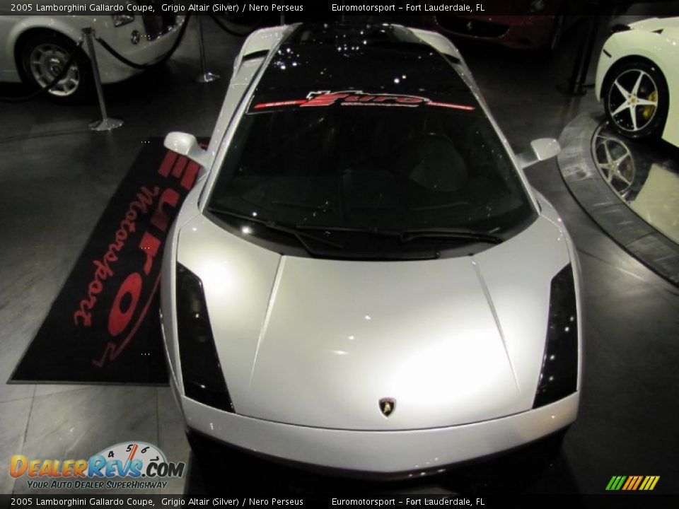 2005 Lamborghini Gallardo Coupe Grigio Altair (Silver) / Nero Perseus Photo #5