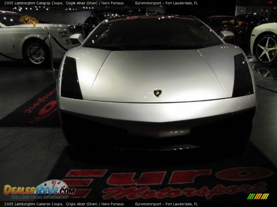 2005 Lamborghini Gallardo Coupe Grigio Altair (Silver) / Nero Perseus Photo #6