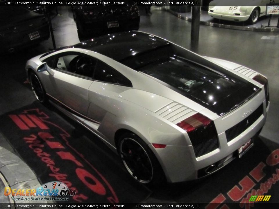 2005 Lamborghini Gallardo Coupe Grigio Altair (Silver) / Nero Perseus Photo #11