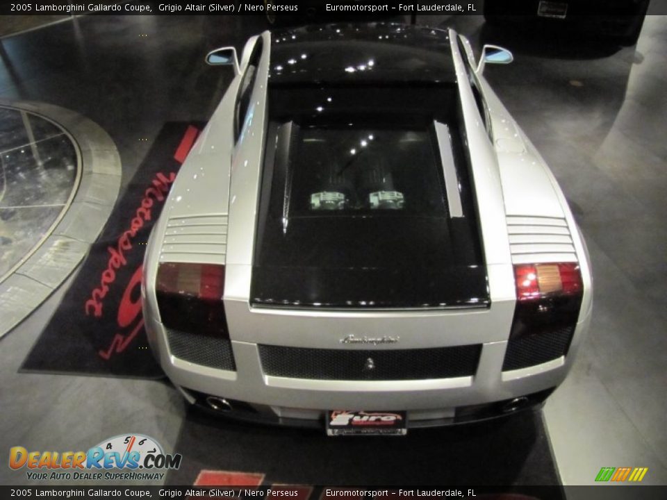 2005 Lamborghini Gallardo Coupe Grigio Altair (Silver) / Nero Perseus Photo #14