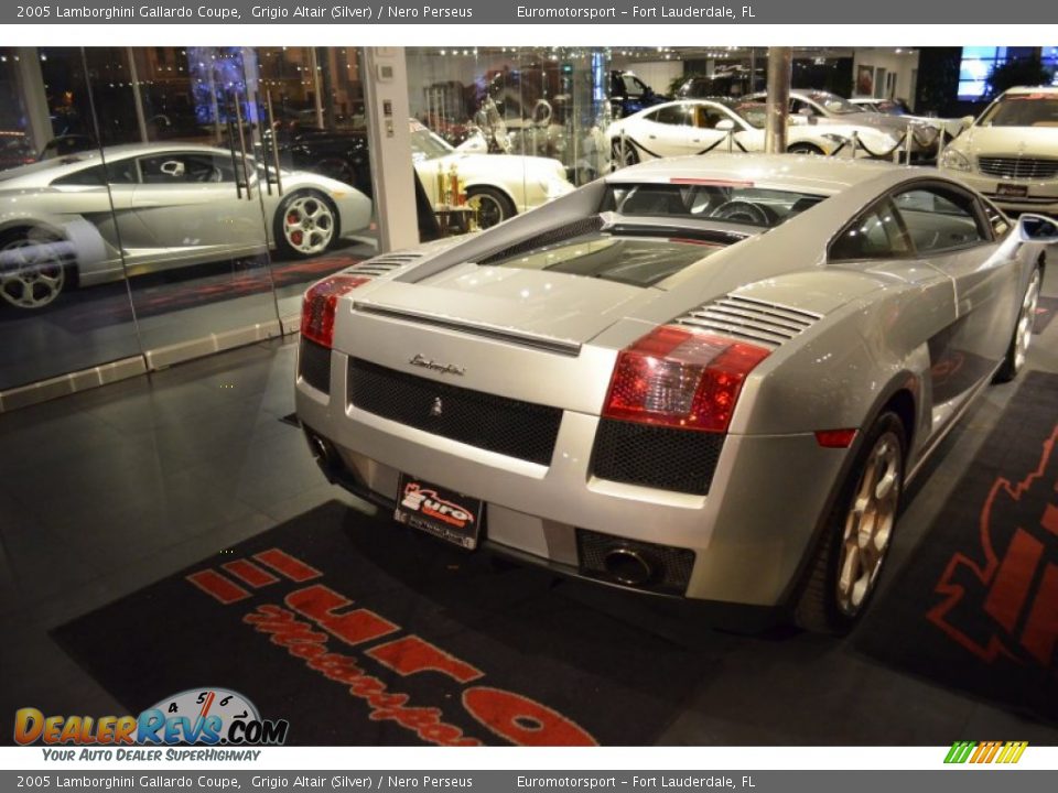 2005 Lamborghini Gallardo Coupe Grigio Altair (Silver) / Nero Perseus Photo #31
