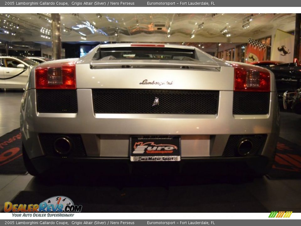 2005 Lamborghini Gallardo Coupe Grigio Altair (Silver) / Nero Perseus Photo #37