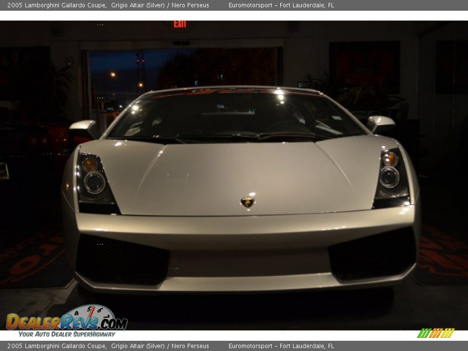 2005 Lamborghini Gallardo Coupe Grigio Altair (Silver) / Nero Perseus Photo #38