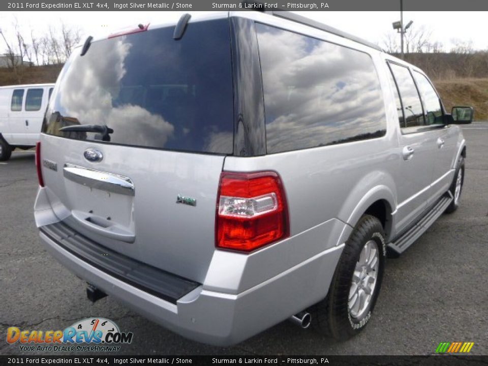 2011 Ford Expedition EL XLT 4x4 Ingot Silver Metallic / Stone Photo #2