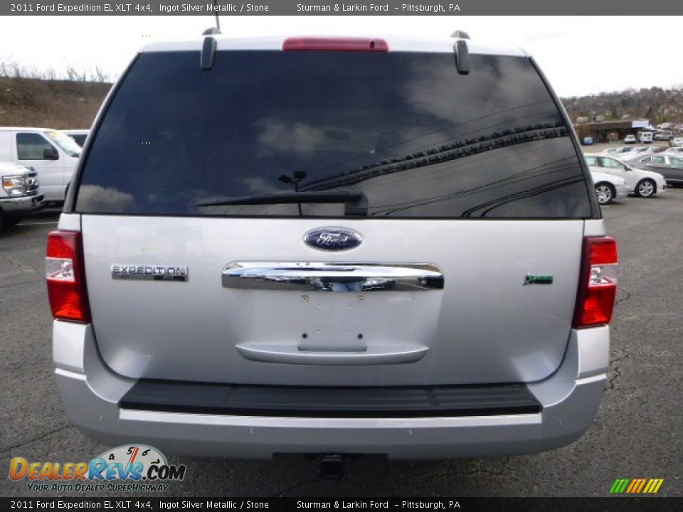 2011 Ford Expedition EL XLT 4x4 Ingot Silver Metallic / Stone Photo #3