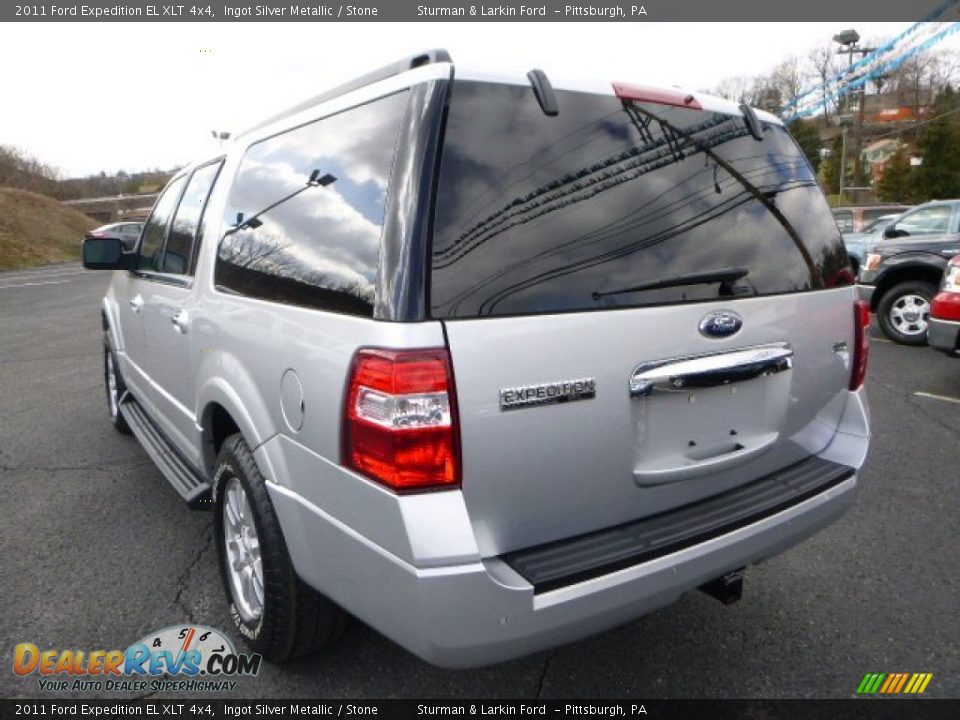 2011 Ford Expedition EL XLT 4x4 Ingot Silver Metallic / Stone Photo #4