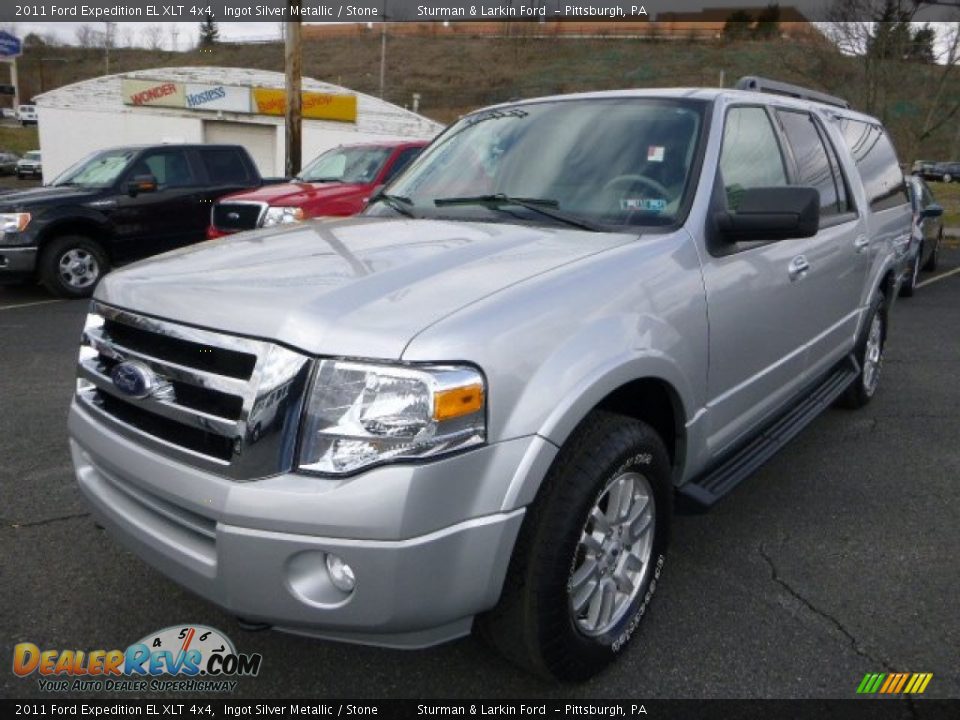 2011 Ford Expedition EL XLT 4x4 Ingot Silver Metallic / Stone Photo #5