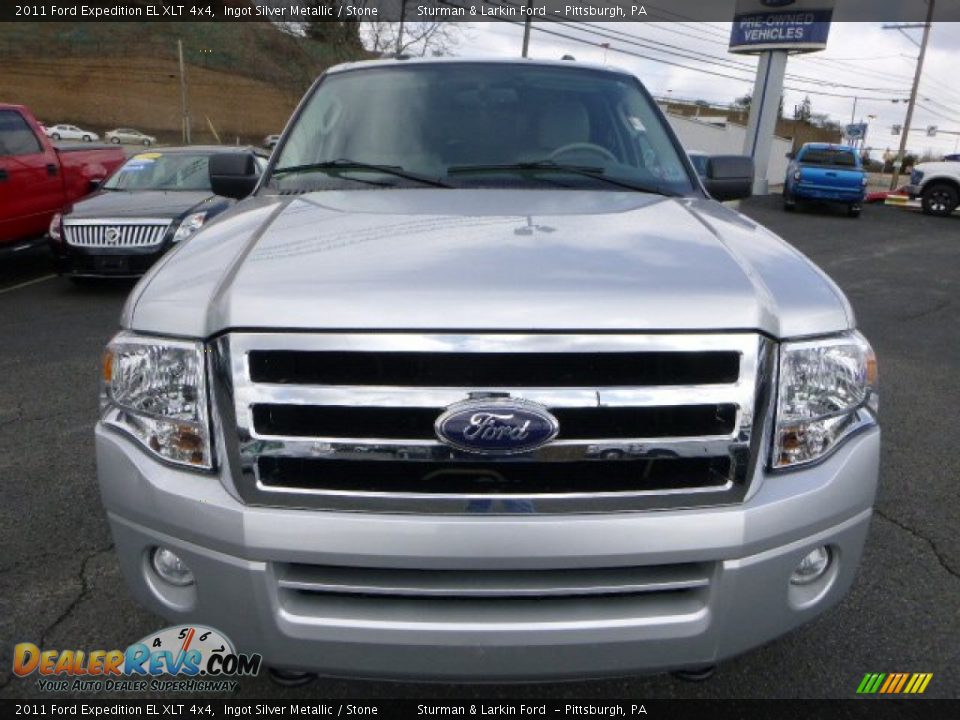 2011 Ford Expedition EL XLT 4x4 Ingot Silver Metallic / Stone Photo #6