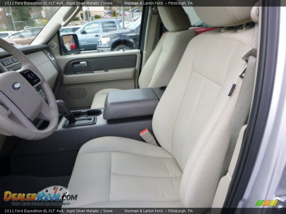 Front Seat of 2011 Ford Expedition EL XLT 4x4 Photo #8