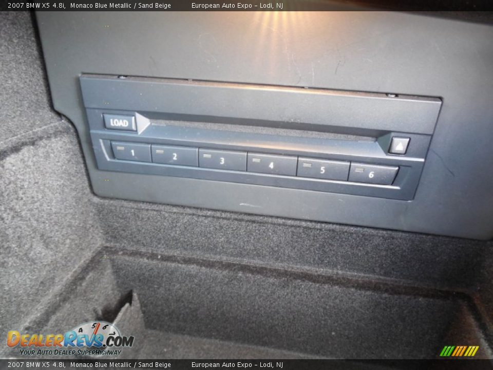 2007 BMW X5 4.8i Monaco Blue Metallic / Sand Beige Photo #24